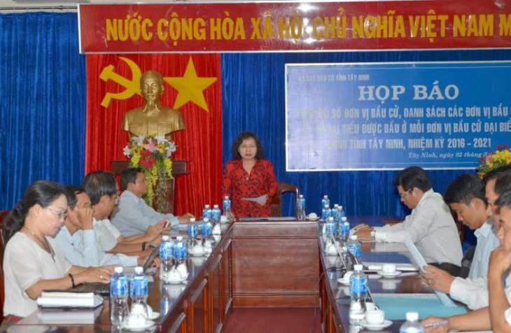 Công bố các đơn vị bầu cử và số lượng đại biểu HĐND tỉnh, nhiệm kỳ 2016 - 2021 